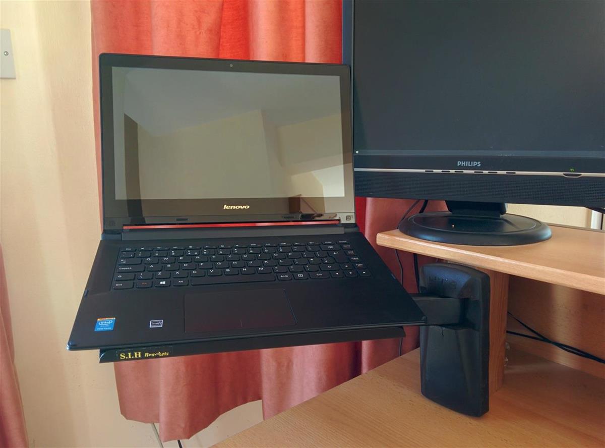 Make A Laptop Stand From An Old Tv Wall