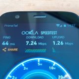 WiFi (8Mbit ADSL) Speed test